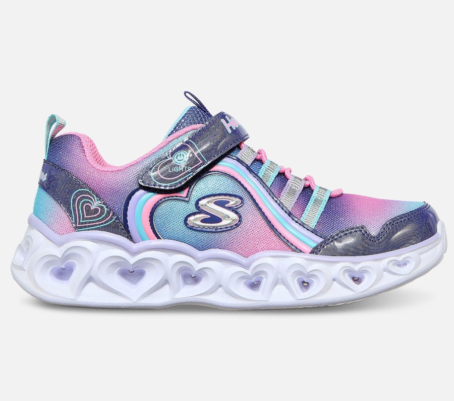 Lapset SKECHERS Kengat | Heart Lights - Rainbow Lux