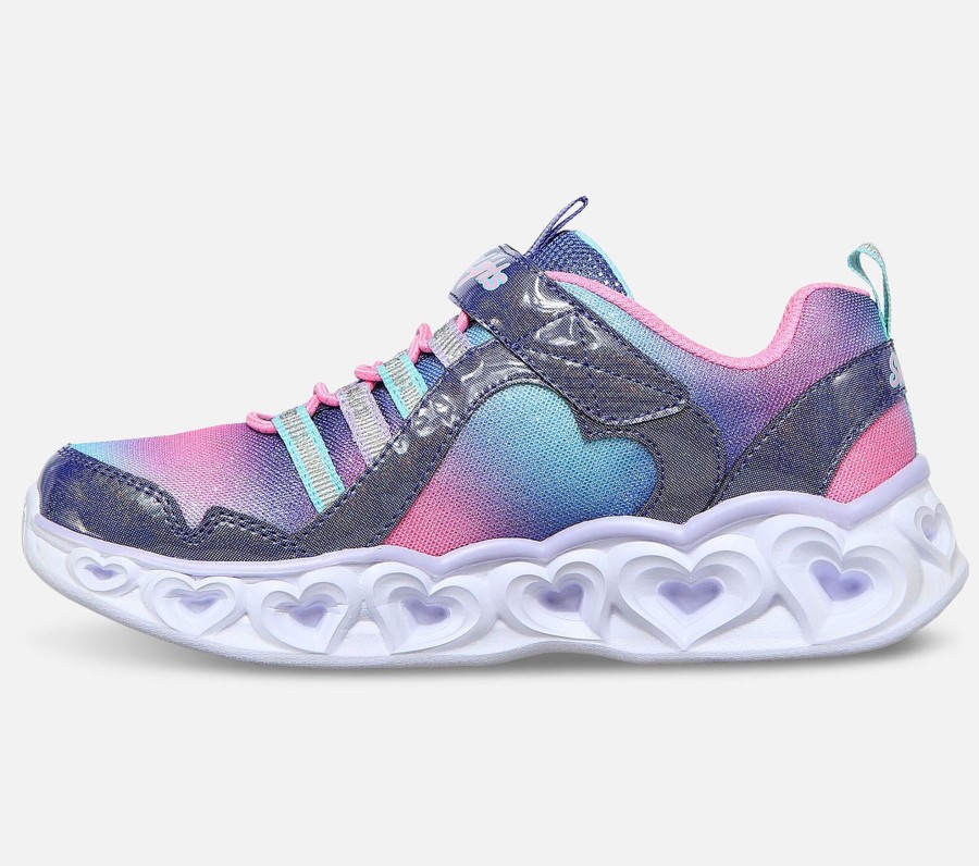 Lapset SKECHERS Kengat | Heart Lights - Rainbow Lux