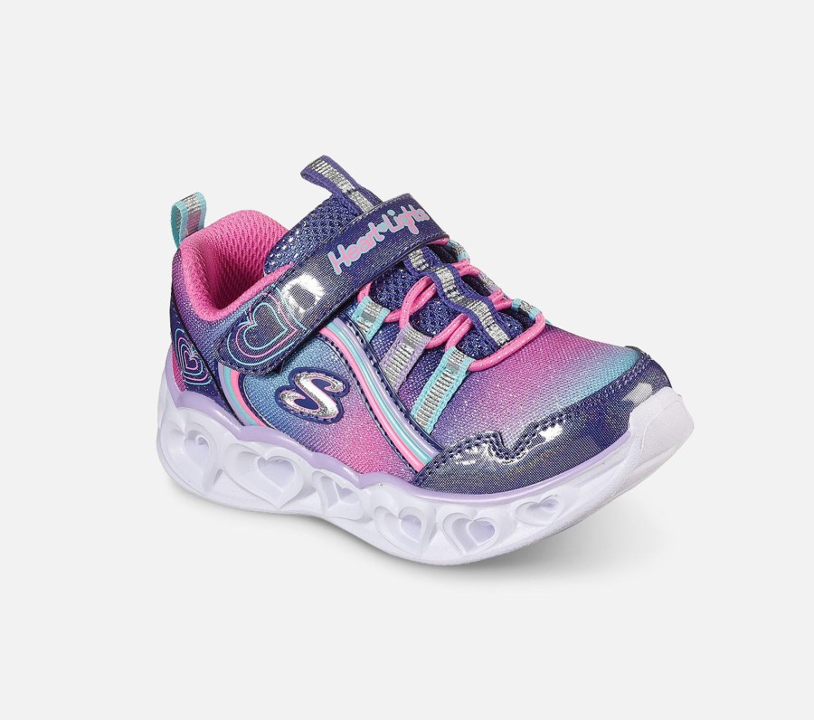 Lapset SKECHERS Kengat | Hearts Lights - Rainbow Lux