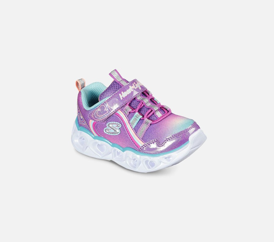 Lapset SKECHERS Kengat | Hearts Lights - Rainbow Lux