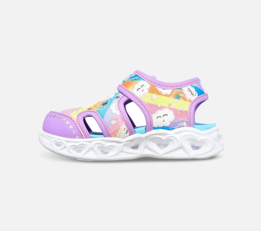 Lapset SKECHERS Sandaalit | Heart Lights Sandals - Cutie Clouds