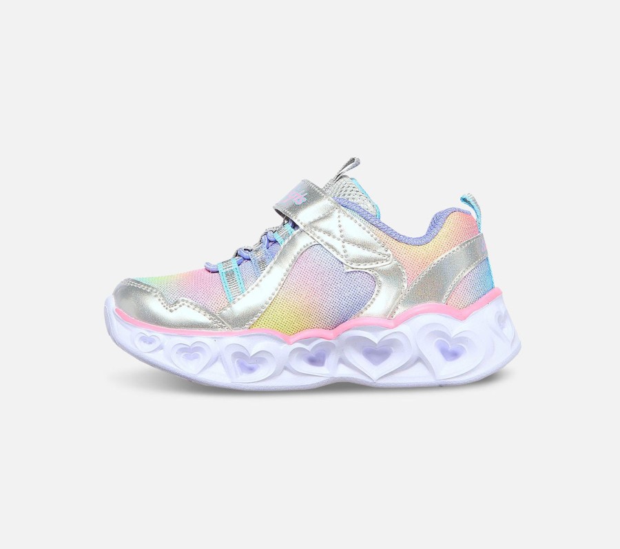 Lapset SKECHERS Kengat | Hearts Lights - Rainbow Lux