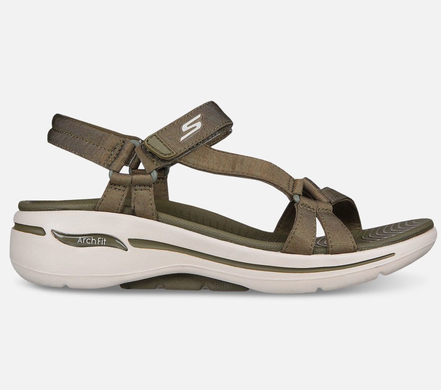 Naiset SKECHERS Sandaalit | Go Walk Arch Fit - Elite Sandal