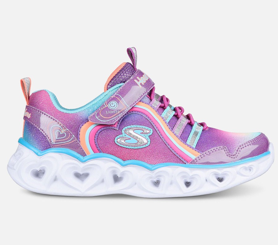 Lapset SKECHERS Kengat | Heart Lights - Rainbow Lux