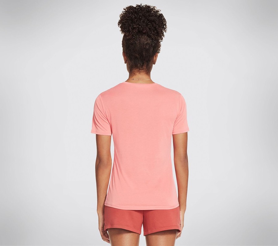 Naiset SKECHERS Vaatteet | Tranquil Pocket T-Paita