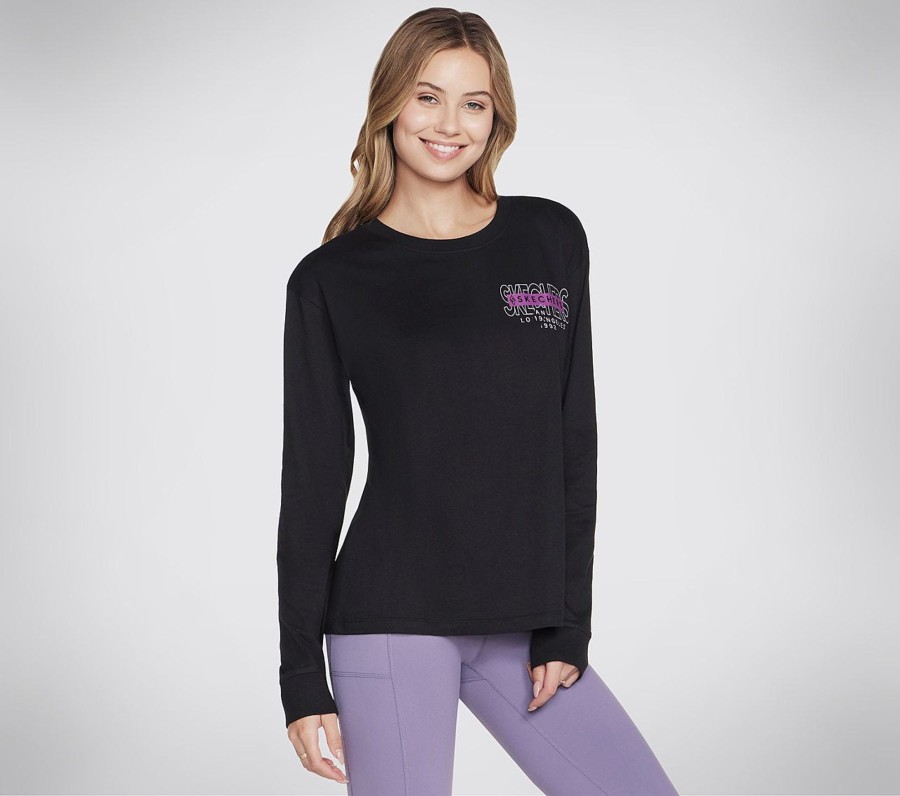 Naiset SKECHERS Vaatteet | Sprint Long Sleeve Tee