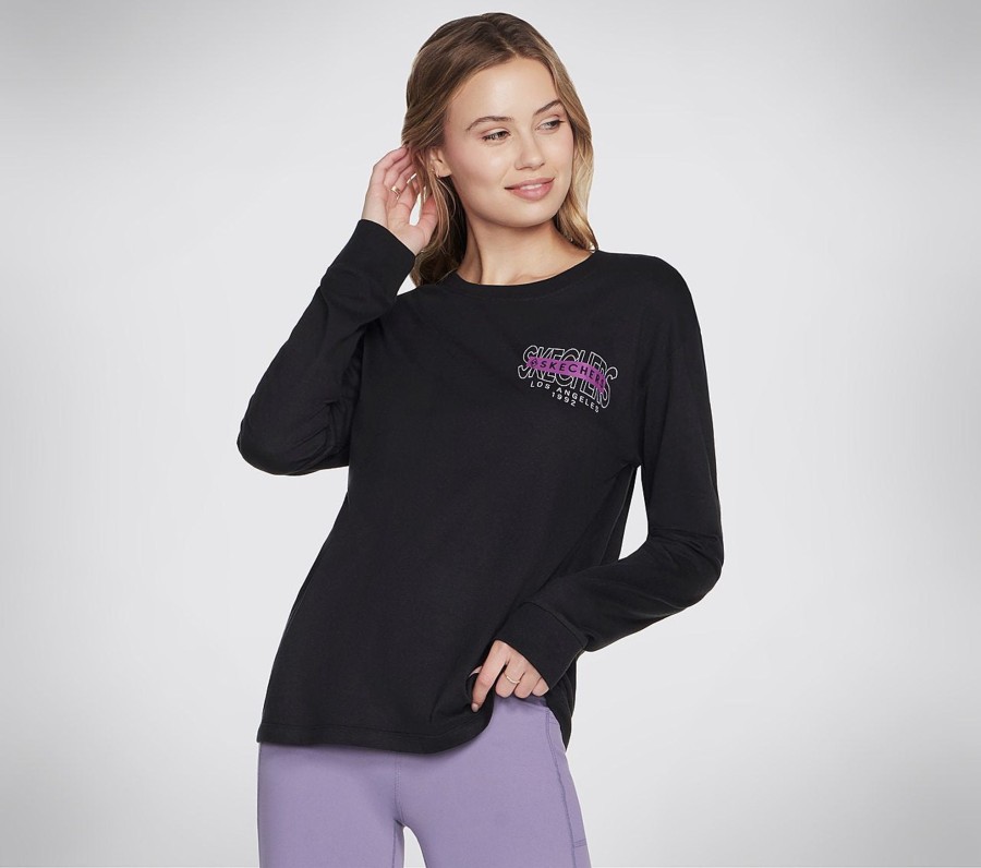 Naiset SKECHERS Vaatteet | Sprint Long Sleeve Tee